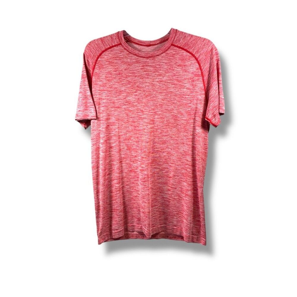 Lululemon Short Sleeve Swiftly Tech in Heather Red Size S